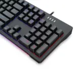 Redragon Singed Wired Full Size Hot-swappable Mechanical Keyboard - Black - Image 3