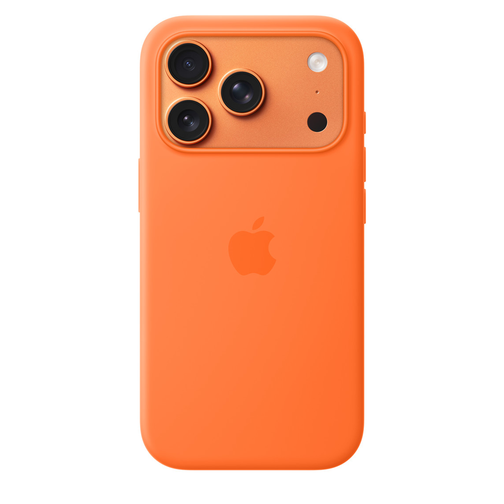 sx3447 Apple iPhone 17 Pro Silicone Case with MagSafe – Orange - Image 1