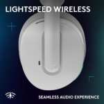 ⁦سماعة الألعاب اللاسلكية Logitech G325 Lightspeed مع بلوتوث - ابيض⁩ - الصورة ⁦3⁩