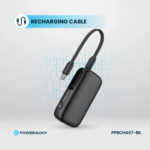 ⁦بنك طاقة (باور بانك) من Powerology بسعة 20000 مللي أمبير - أسود⁩ - الصورة ⁦3⁩