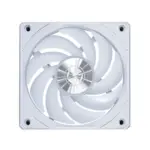 ⁦مراوح كيس Lian Li Uni Fan Cl لاسلكية (Reverse) مقاس 120 ملم ARGB مع وحدة تحكم - ابيض (3 قطع)⁩ - الصورة ⁦3⁩