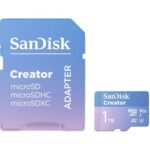 SANDISK CREATOR MICROS CARD UHS-I WITH ADAP 1 TB UP TO 190MB READ