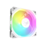 ASUS TUF Gaming TR120 ARGB Reverse Single Pack Case Fan - White - Image 3