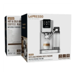 LePresso Latteo Hot & Cold Brewing Coffee Machine with Milk Frothing Function - Silver - Image 3