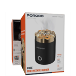 Porodo Lifestyle Rose Mini Incense Burner - Black - Image 3