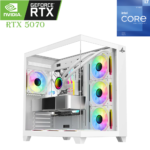 SHARX PROFIN Gaming PC – Intel Core i7-12700K | RTX 5070 12GB | 16GB DDR5 RGB RAM | 1TB NVMe SSD