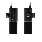 HyperX FlipCast - USB/XLR Dynamic Microphone - Black - Image 3