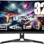 LG 32G600A-B 32-INCH ULTRAGEAR QHD (2560 X 1440) CURVED GAMING MONITOR, 180HZ, 1MS, AMD FREESYNC, HDMI, DISPLAYPORT, TILT/HEIGHT/SWIVEL ADJUSTABLE STAND, BLACK