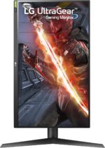 LG 27G440A-B 27-INCH ULTRAGEAR FULL HD (1920 X 1080) IPS GAMING MONITOR, 240HZ, 1MS, G-SYNC COMPATIBLE, FREESYNC PREMIUM, HDMI 2.1, DISPLAYPORT, TILT/HEIGHT/SWIVEL/PIVOT ADJUSTABLE STAND, BLACK - Image 3