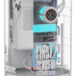 ALSEYE FC-01 Cylinder Acrylic Gaming PC Case - (White)