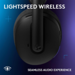 ⁦سماعة الألعاب اللاسلكية Logitech G325 Lightspeed مع بلوتوث - أسود⁩ - الصورة ⁦2⁩
