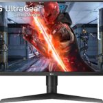 LG 27G440A-B 27-INCH ULTRAGEAR FULL HD (1920 X 1080) IPS GAMING MONITOR, 240HZ, 1MS, G-SYNC COMPATIBLE, FREESYNC PREMIUM, HDMI 2.1, DISPLAYPORT, TILT/HEIGHT/SWIVEL/PIVOT ADJUSTABLE STAND, BLACK
