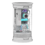 كيس كمبيوتر ألسي إف سي-01 (أبيض) | ALSEYE FC-01 Cylinder Case<br>تصميم أسطواني غريب ومميز يخلي تجميعتك قطعة فنية