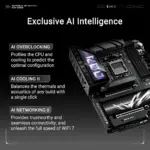 Asus Rog Crosshair X870e Dark Hero Ddr5 Motherboard - Black - Image 5