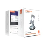 ⁦حامل بورودو (Porodo) الدوار بزاوية 360 درجة للهواتف والأجهزة اللوحية - رمادي⁩ - الصورة ⁦2⁩