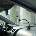 Porodo Vindex Magnetic Car Mount with Extended Flexible Pole - Black - Image 3