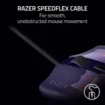 ⁦فأرة الألعاب Razer Cobra السلكية خفيفة الوزن مع إضاءة Razer Chroma RGB - إصدار جينجار (Gengar Edition)⁩ - الصورة ⁦7⁩