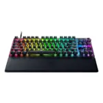 ⁦لوحة مفاتيح Razer Huntsman V3 Pro Tenkeyless لوحة مفاتيح ألعاب سلكية للرياضات الإلكترونية بتردد 8KHz - بمفاتيح Razer التناظرية البصرية من الجيل الثاني - اللون الأسود⁩ - الصورة ⁦2⁩
