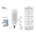 Smeg 50's Style Manual Espresso Coffee Machine, Blu Mediterraneo Smeg & Dolce&gabbana - Image 6