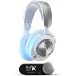 SteelSeries Arctis Nova Pro Wireless Multi-System Gaming Headset - Premium Hi-Fi Drivers - Active Noise Cancellation - white