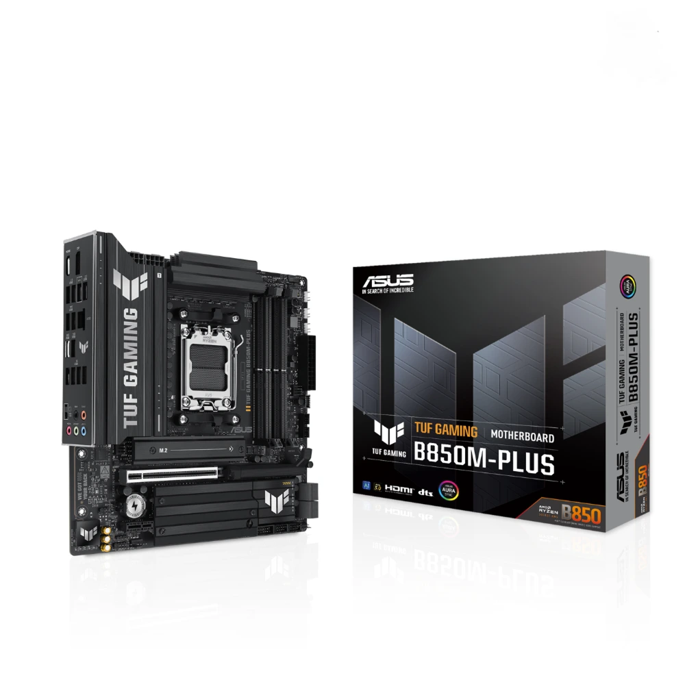 224_1 ASUS TUF GAMING B850M-PLUS – AMD AM5 DDR5 Micro-ATX Motherboard - Image 1
