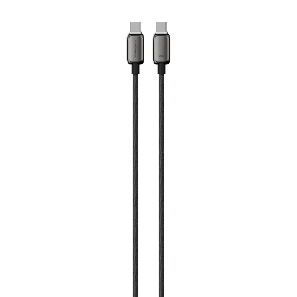 456154845 Powerology zinco series 240w usb-c cable - dark gray - Image 1