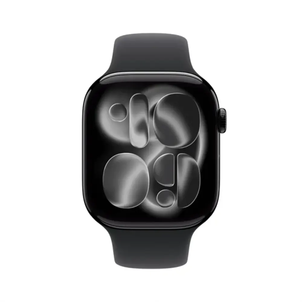 519516511585156 Apple Watch Series 11 Gps+ Cellular 46mm Jet Black Aluminium Case With Black Sport Band - M/l - Image 1