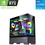 كمبيوتر ألعاب LOVINGCOOL LC-100JPRO | معالج INTEL I5-14F | بطاقة RTX 5060TI 16G OC | ذاكرة 16 جيجابايت | قرص تخزين 1 تيرابايت SSD