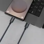 Porodo Usb-c To Usb-c Braided Cable 1m-black - Image 2