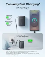 Anker Nano Power Bank (10k, 45w, Built-in Retractable Usb-c Cable)- Black A1638H11 - Image 3