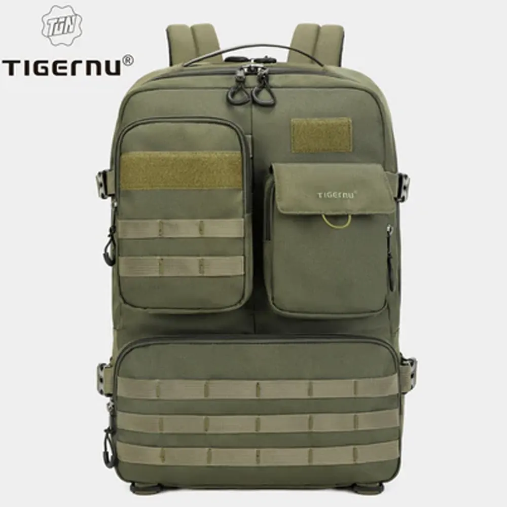 dhjn Tigernu T-b9007b Camping Backpack - Army Green - Image 1