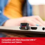 Sandisk extreme fit usb-c flash drive 128gb up to400mb - Image 4