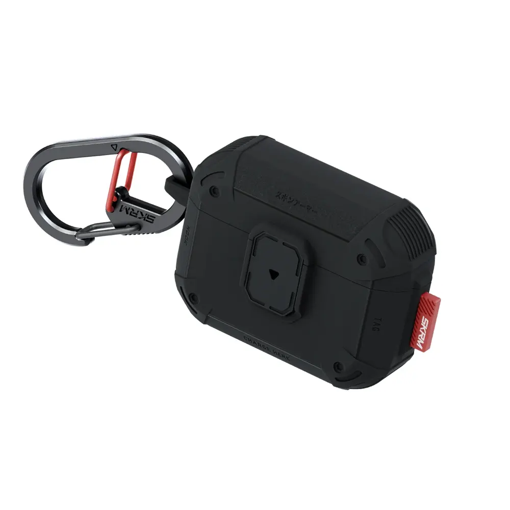fuufu Skinarma Mecha Ce Case For AirPods 4 - Black - Image 1