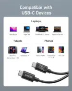 Anker 515 USB-C to USB-C Cable (Thunderbolt 4 Compatible) - Image 2
