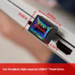 Sandisk extreme fit usb-c flash drive 128gb up to400mb - Image 2