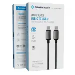 Powerology zinco series usb-c to usb-c - dark gray - Image 3