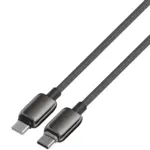 Powerology zinco series usb-c to usb-c - dark gray - Image 2