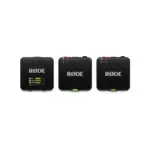 ⁦نظام/مسجل ميكروفون لاسلكي رقمي صغير الحجم من RODE Wireless GO (الجيل الثالث) لشخصين (2.4 جيجاهرتز، أسود)⁩ - الصورة ⁦5⁩