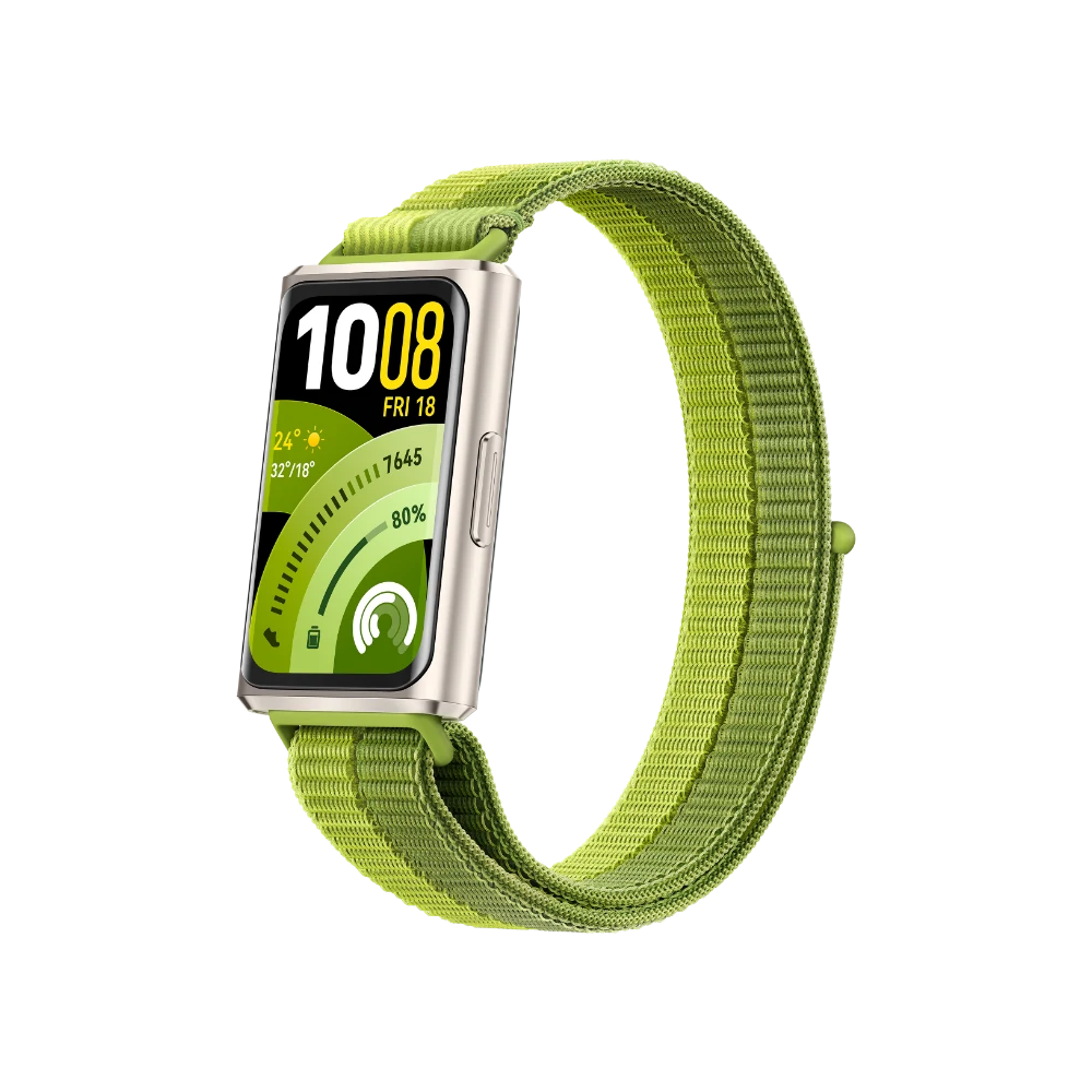 sx3949 HUAWEI Band 11 Pro Green Nylon Strap - Image 1