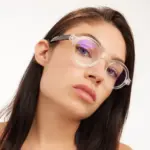 Barner Charles Glossy Blue light Screen Glasses - Crystal Combi - Image 3
