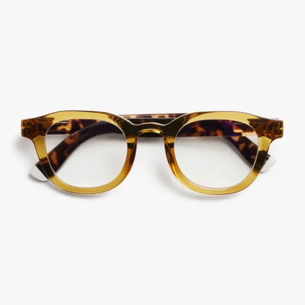 Barner Andy Glossy Blue light Screen Glasses - Ecru Olive Combi
