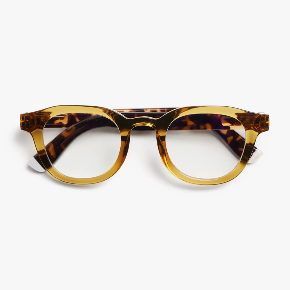 sx4043 Barner Andy Glossy Blue light Screen Glasses - Ecru Olive Combi - Image 1