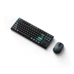 Keychron B33 Keyboard and BM25 Mouse Wireless Combo, 80% TKL, Black/Green - Arabic Layout - Image 2