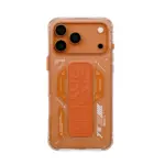 SKINARMA HELIO MagSafe Case with Grip Stand for iPhone 17 Pro Max - Orange - Image 3
