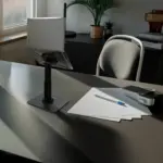 ⁦حامل وقاعدة بورودو متعدد الزوايا للكمبيوتر المحمول والأجهزة اللوحية - أسود⁩ - الصورة ⁦6⁩