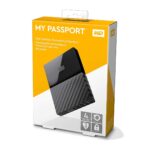 سماعة WD My Passport Portable Storage سعة 4 تيرا - لون أسود <br><br>