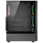⁦كيس جيمنج تاور تويستد مايندرز سلسلة فانتوم ATX - باللون الأسود (يتضمن 4 مروحة ARGB)<br>⁩ - الصورة ⁦2⁩