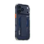 SKINARMA HAXA MagSafe Case with Grip Stand for iPhone 17 Pro Max - Blue - Image 4