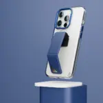 Levelo Morphix Clara Grip Case For iPhone 15 Pro - Blue - Image 4