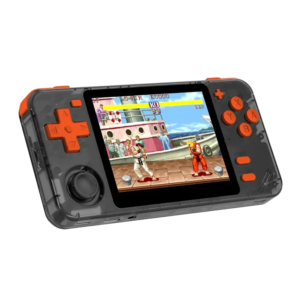 621561 Porodo Pdx640 Retro Arcade Game Console With 19 Emulators & 5000 +built-in Games-orange Black - Image 1